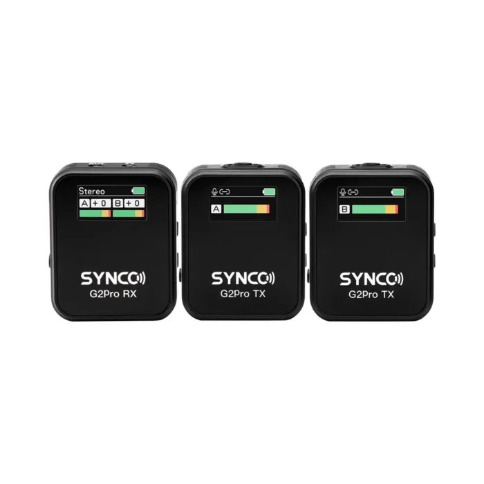 Synco G2A2 PRO Wireless Microphone System – For Cameras and Smartphones (2.4 GHz) - Görsel 2
