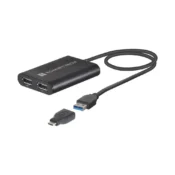 Sonnet USB 3 DisplayLink Dual 4K 60Hz DisplayPort Adapter - Görsel 3