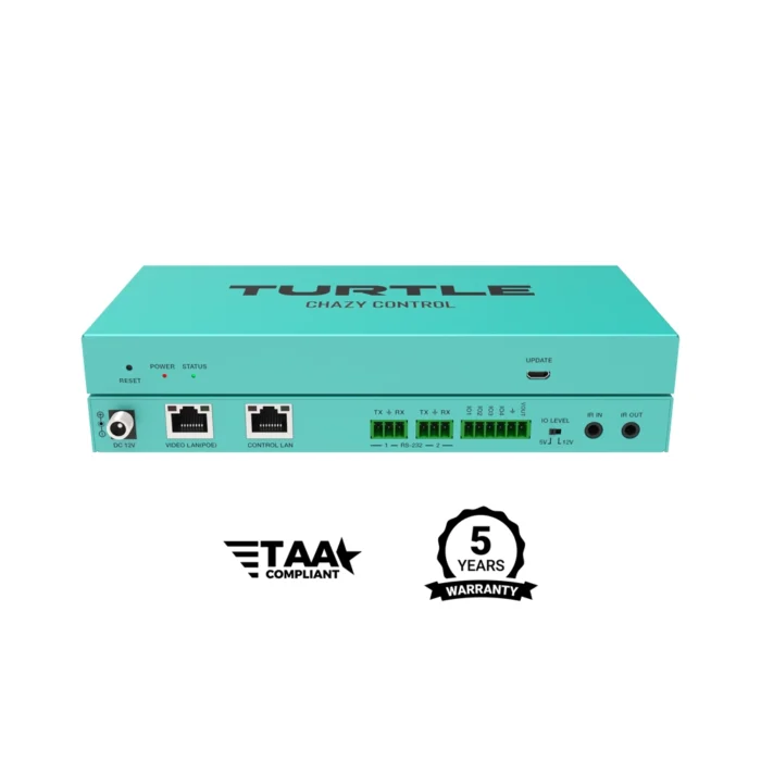 Turtle CHAZY CONTROL. Central Management Box for CHAZY 4K AV over IP - Görsel 2