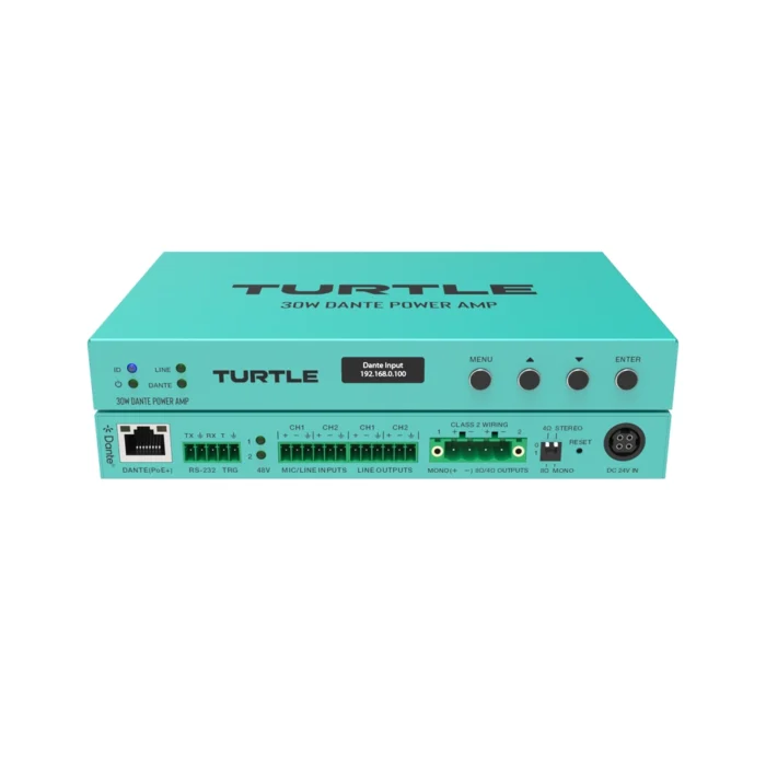 Turtle 30W PoE+ Dante Power Amplifier - Görsel 4