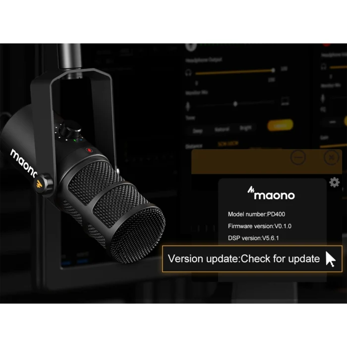 MAONO PD400X USB/XLR Dinamik Mikrofon - Görsel 12