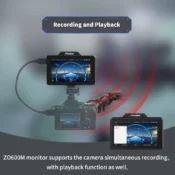 SHIMBOL ZO600M 5.5" 1080p60 Wireless HDMI Touchscreen Recorder/Monitor - Görsel 5