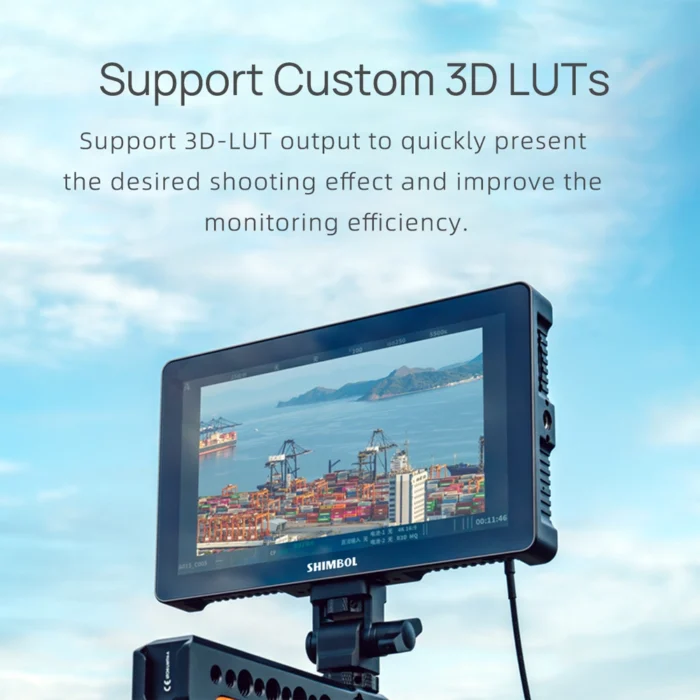 SHIMBOL Memory 7 Pro 7" Touchscreen 4K HDMI/3G-SDI Recording Monitor with 3D LUT Output - Görsel 2