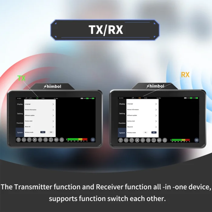 SHIMBOL ZO600M 5.5" 1080p60 Wireless HDMI Touchscreen Recorder/Monitor - Görsel 7