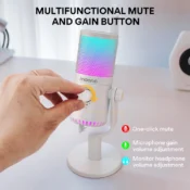 MAONO DM30RGB USB Oyun Mikrofonu (Beyaz) - Görsel 8