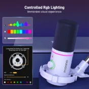 MAONO PD200X USB/XLR Dinamik Mikrofon (Beyaz) - Görsel 5