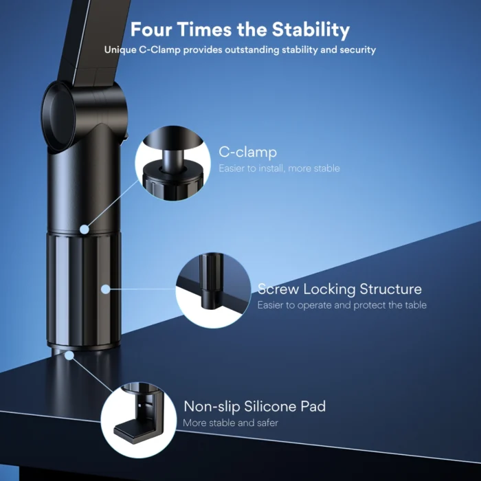 MAONO BA92 Mikrofon Süspansiyonlu Bom Kol Standı - Görsel 5