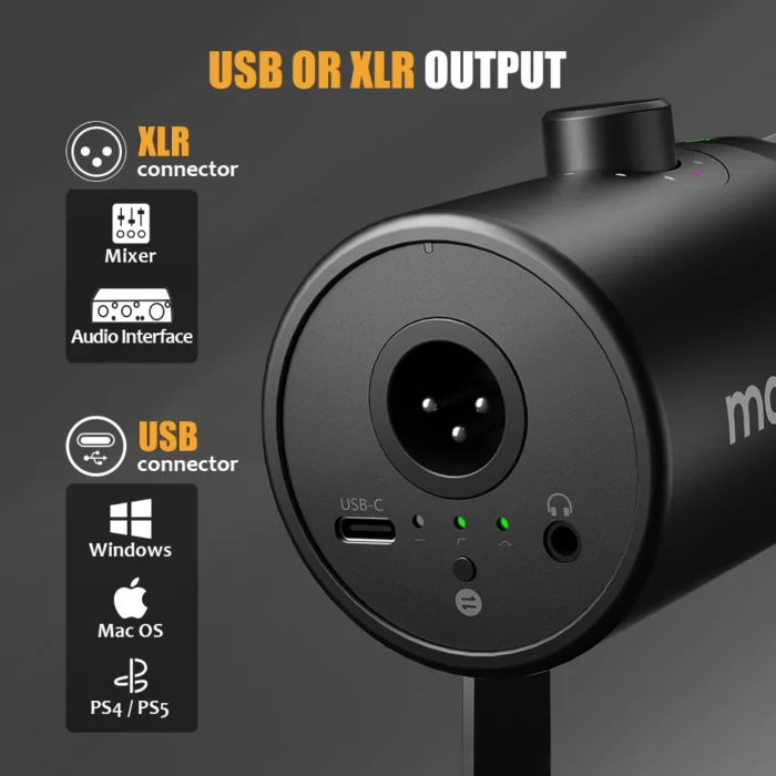 MAONO PD400X USB/XLR Dinamik Mikrofon - Görsel 5