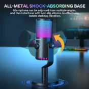 MAONO DM30RGB USB Oyun Mikrofonu (Siyah) - Görsel 10