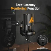 Maono PM450S USB Stüdyo Kaydı ve Podcast İçin Kondenser Mikrofon - Görsel 6