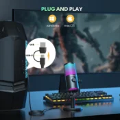 MAONO DM30RGB USB Oyun Mikrofonu (Siyah) - Görsel 11