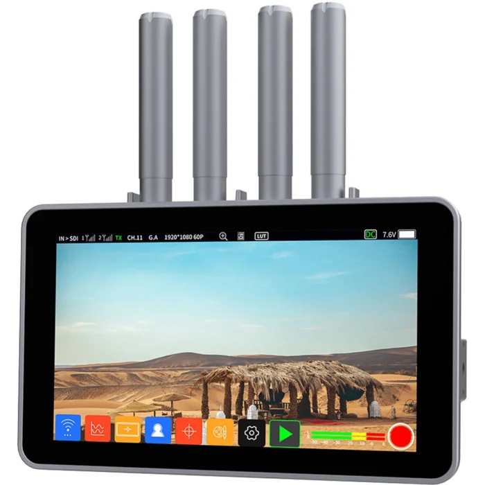 SHIMBOL ZO600MS 5.5" 1080p60 Wireless 3G-SDI & HDMI Touchscreen Recorder/Monitor - Görsel 5