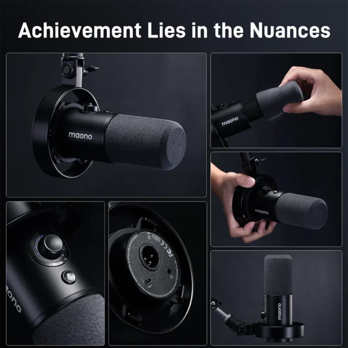 MAONO PD300X USB/XLR Dinamik Mikrofon - Görsel 9