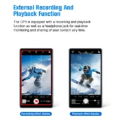 SHIMBOL CP5 5" Touchscreen Sync Rear Camera Smartphone Monitor - Görsel 12