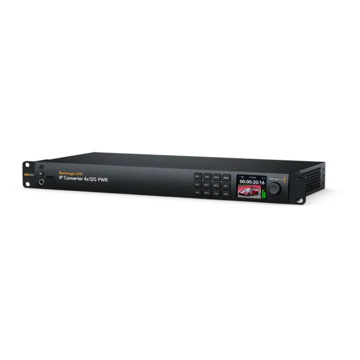 Blackmagic 2110 IP Converter 4x12G PWR - Görsel 2