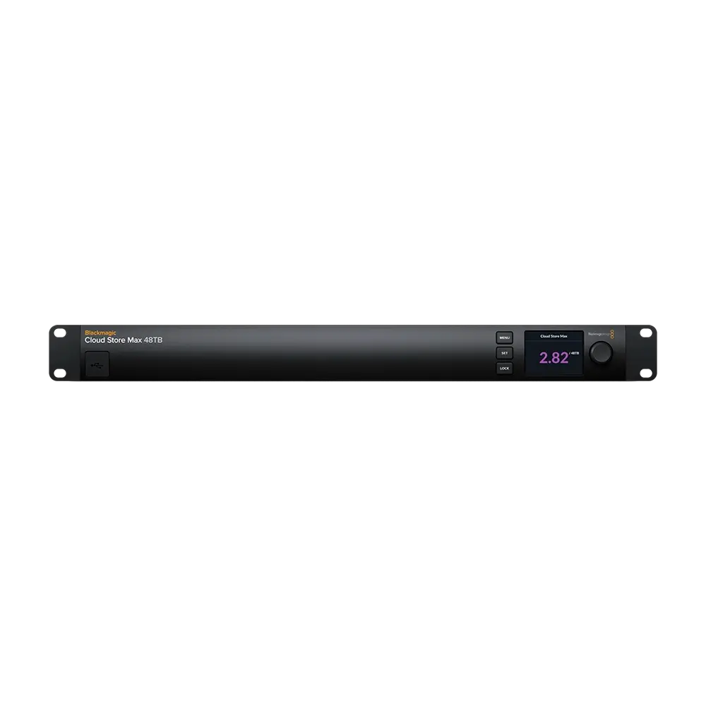 Blackmagic-Cloud-Store-Max-48TB-Front Blackmagic Cloud Store Max 48TB - Görsel 1
