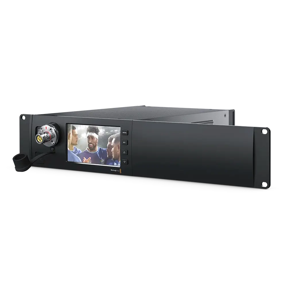 Blackmagic_Studio_Fiber_Converter_with_Rack Blackmagic Studio Fiber Rack Kit - Görsel 1