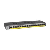 NETGEAR GS116PP - 16-Port Gigabit Ethernet Unmanaged Switch W/POE/POE+