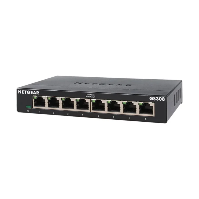 NETGEAR GS308v3 - 8-Port Gigabit Ethernet Unmanaged Switch  300-SERIES - Görsel 4
