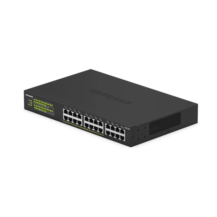 NETGEAR GS324P - 24-Port Gigabit Ethernet Unmanaged Switch W/ POE+ - Görsel 3