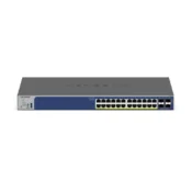 NETGEAR GS728TXPv3 - 24P GE POE+ Smart Switch W/10G SFP+ - Görsel 2