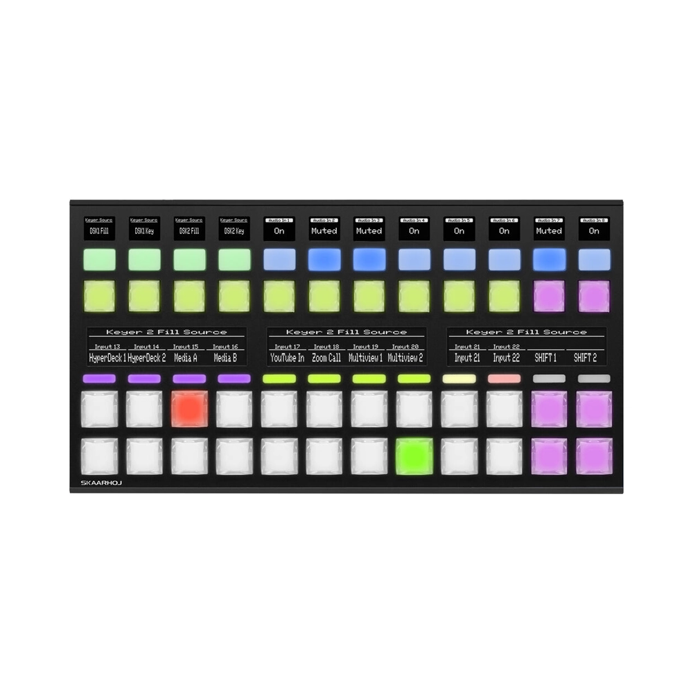 MK48-V1B-SBK-1 SKAARHOJ SKAARHOJ Master Key 48 - Slim Enclosure Black - Görsel 1