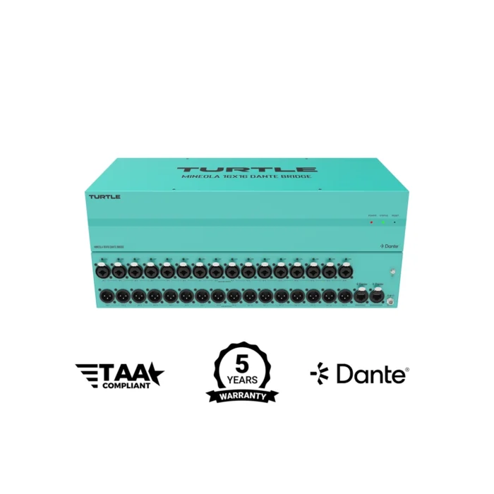 Turtle Mineola 16x16 Dante Audio Bridge - Görsel 4