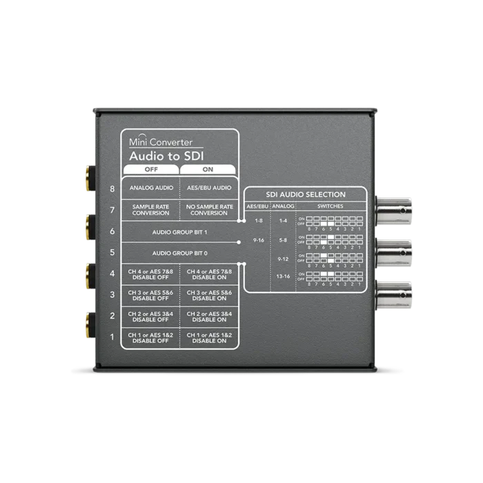 Blackmagic Mini Converter - Audio to SDI 2 - Görsel 3