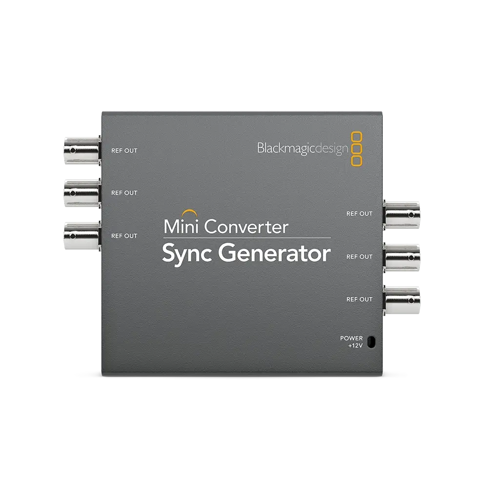MiniConverter-SyncGenerator-Front Blackmagic Mini Converter - Sync Generator - Görsel 1