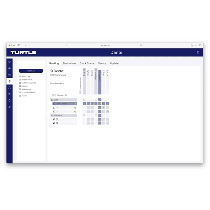 Turtle CHAZY CONTROL. Central Management Box for CHAZY 4K AV over IP - Görsel 5