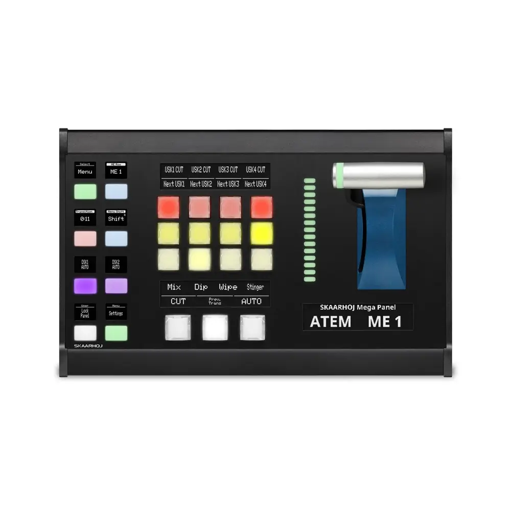 T-BLOCK-R-V1B-BK-1 SKAARHOJ SKAARHOJ T-Block Right - Black - Görsel 1