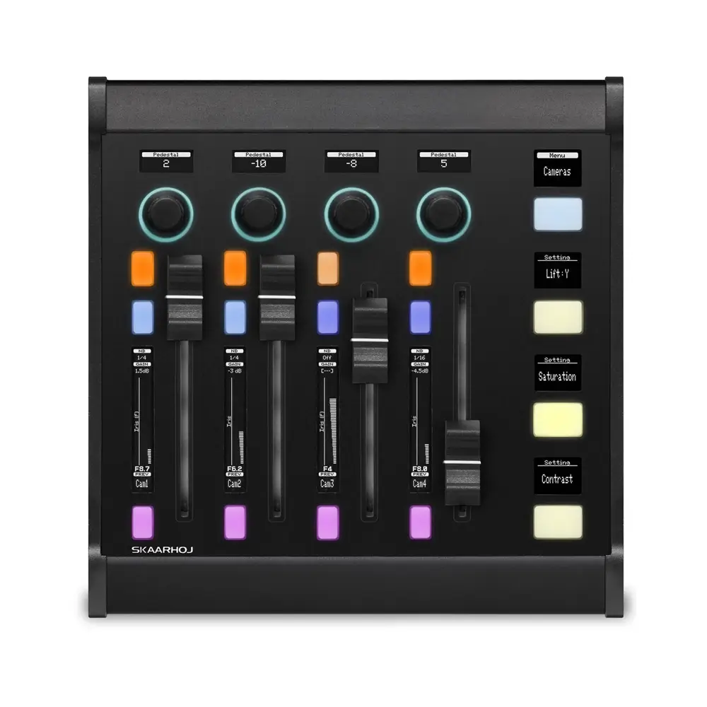 W-BOARD-MINI-V1B-BK-1 SKAARHOJ SKAARHOJ Wave Board Mini - Black - Görsel 1