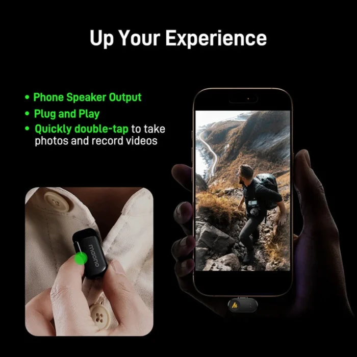 MAONO WAVE T1 MINI Kablosuz Mikrofon - Görsel 7