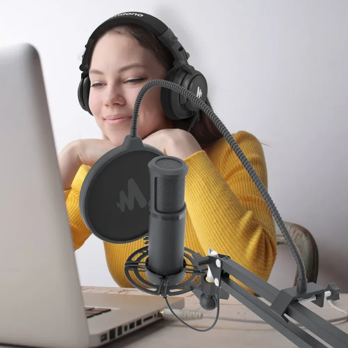 MAONO PM422 Tak & Çalıştır Podcast için USB Mikrofon - Görsel 9