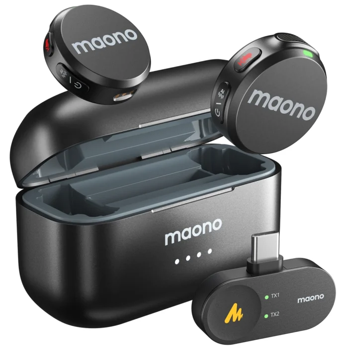 MAONO Wave T5 Kablosuz Lavalier Mikrofon - Görsel 4