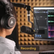 PD100 Podcast için Dinamik XLR Mikrofon Kiti - Görsel 16