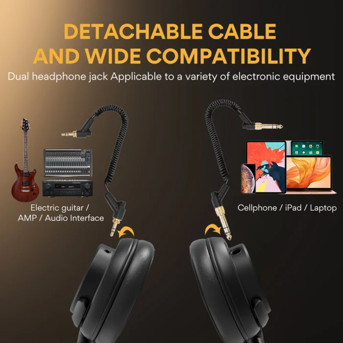 MAONO AU-MH601 Stüdyo Monitor Kulaklığı - Görsel 11