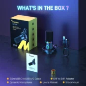 MAONO PD200X USB/XLR Dinamik Mikrofon (Siyah) - Görsel 12