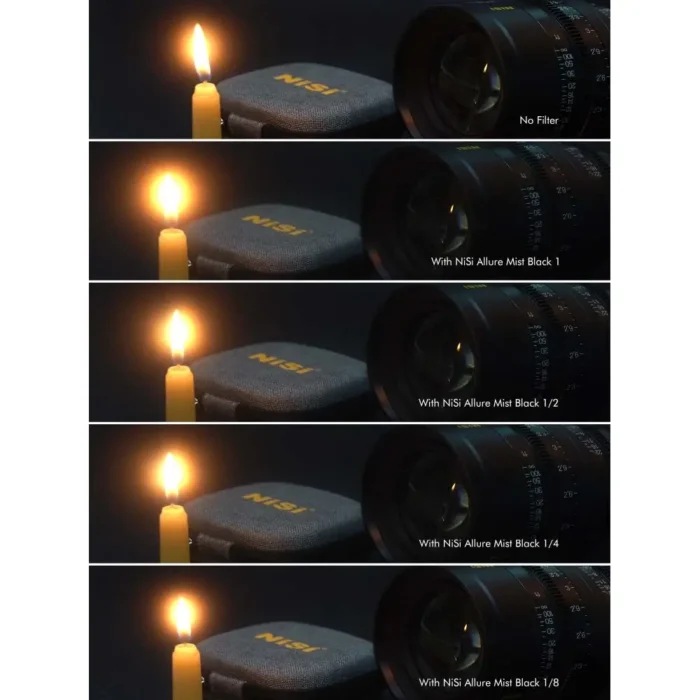 NiSi Cinema 4×5.65” Allure Mist Black Filtre 1/8 - Görsel 2